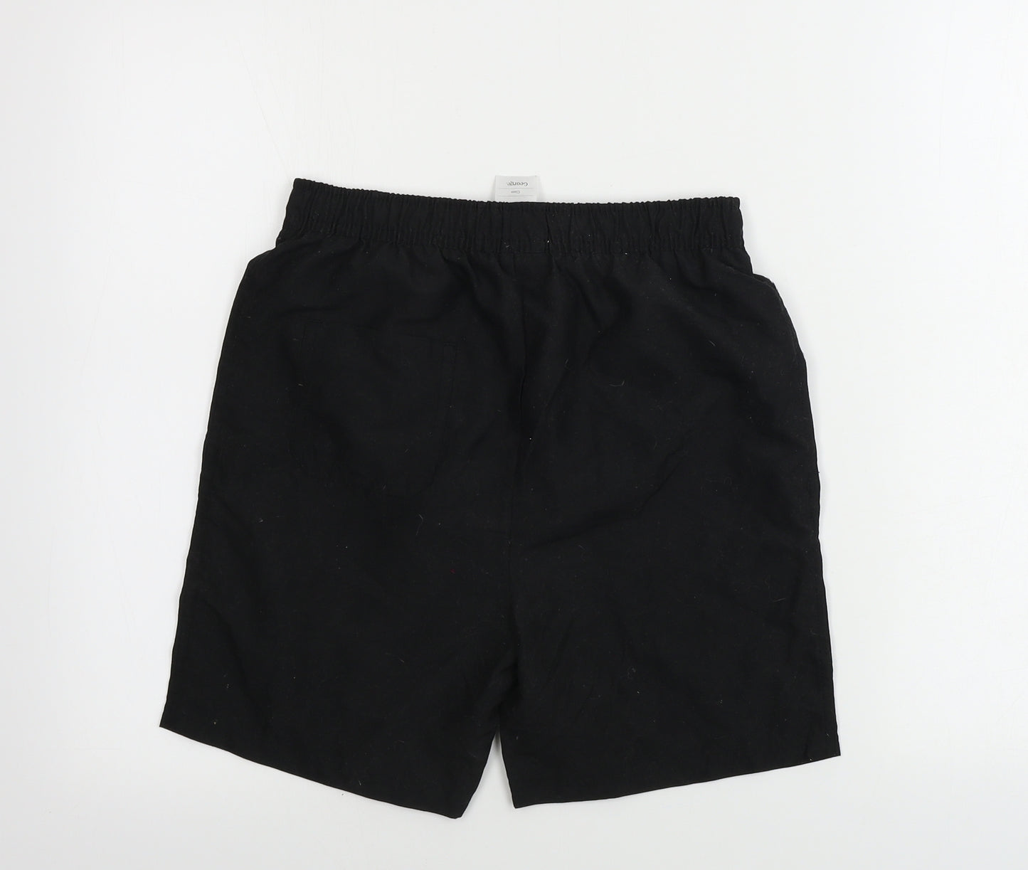 George  Boys Black   Bermuda Shorts Size 11-12 Years