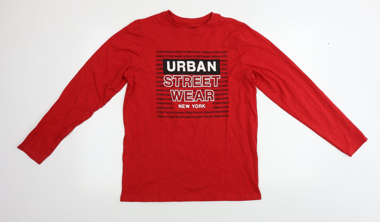 Primark  Boys Red   Basic T-Shirt Size 14-15 Years