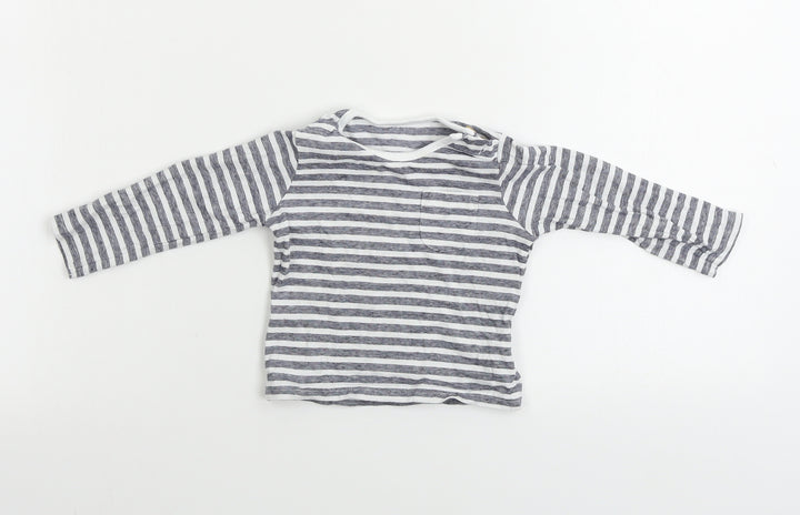 TU Boys Grey   Basic T-Shirt Size 3-6 Months