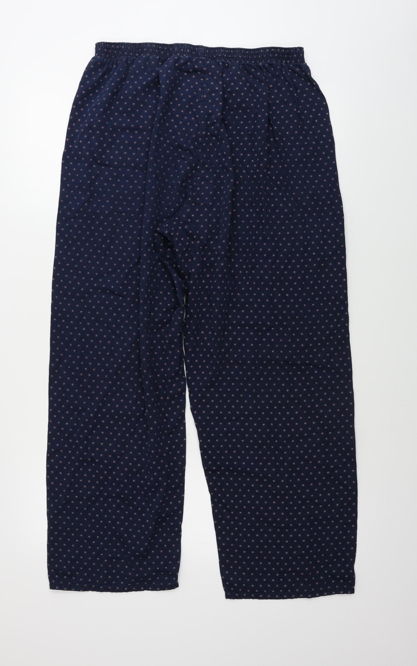 Marks and Spencer  Mens Blue Geometric   Lounge Pants Size L