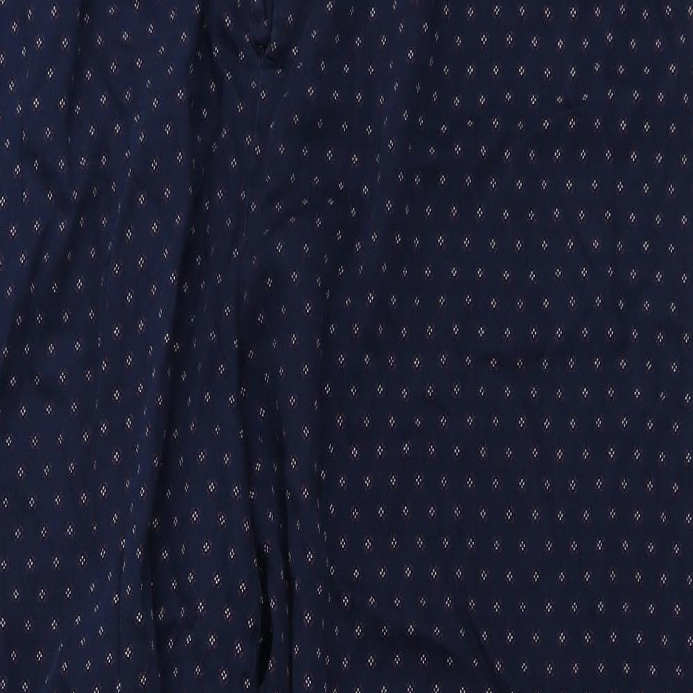 Marks and Spencer  Mens Blue Geometric   Lounge Pants Size L