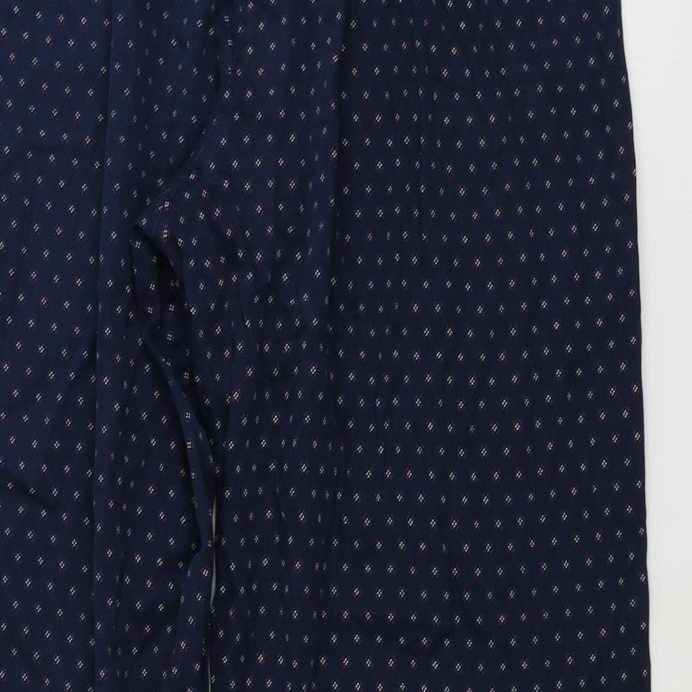 Marks and Spencer  Mens Blue Geometric   Lounge Pants Size L