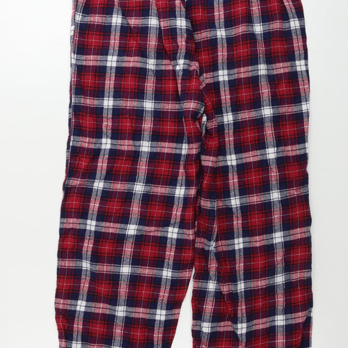 Peacocks  Mens Purple Check  Trousers  Size M L24 in