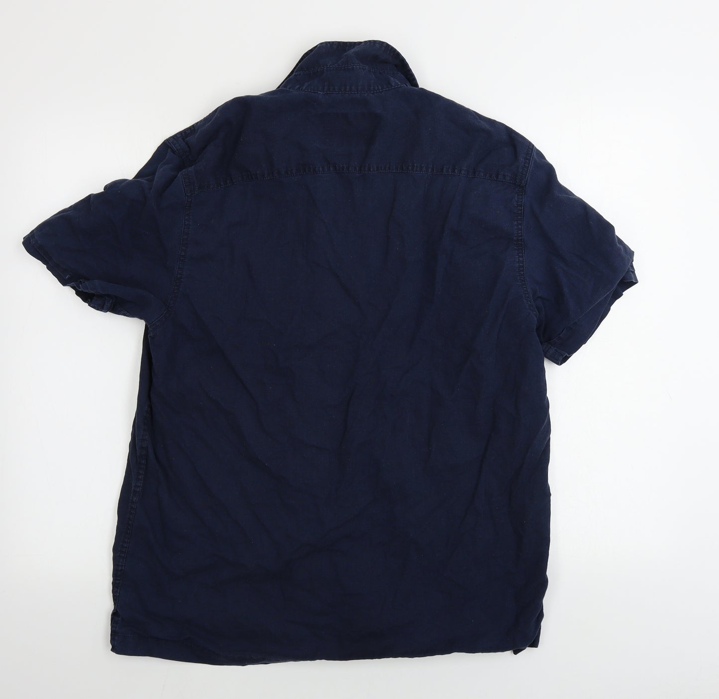 STONE BAY  Mens Blue    Button-Up Size M
