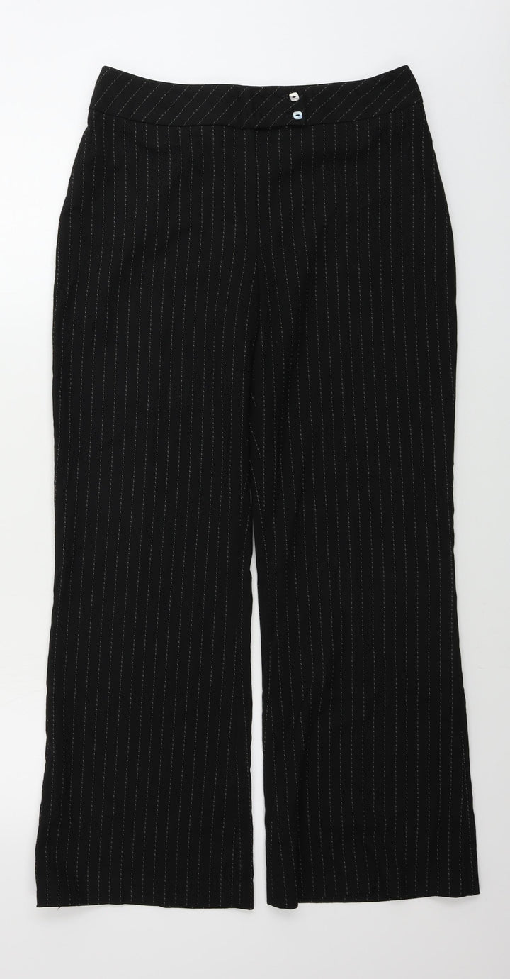 Principles Womens Black   Trousers  Size 12 L26 in