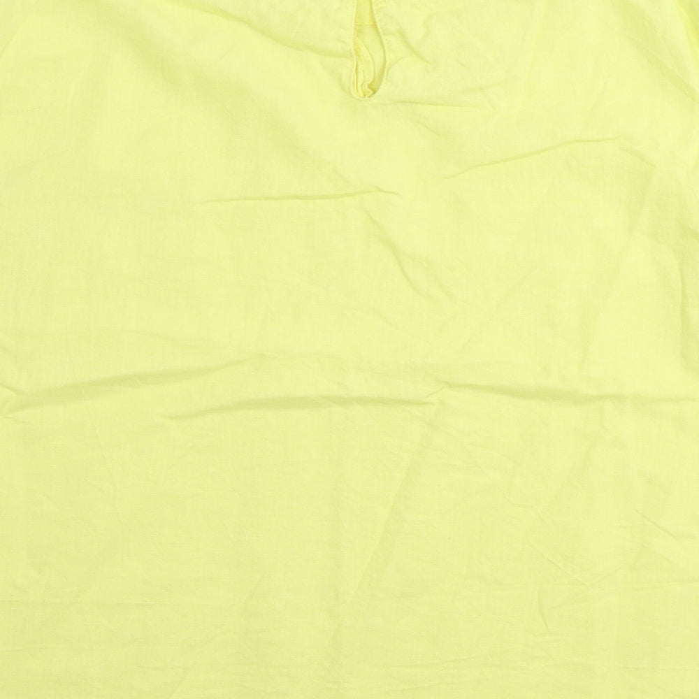 Nutmeg  Womens Yellow   Basic T-Shirt Size 20