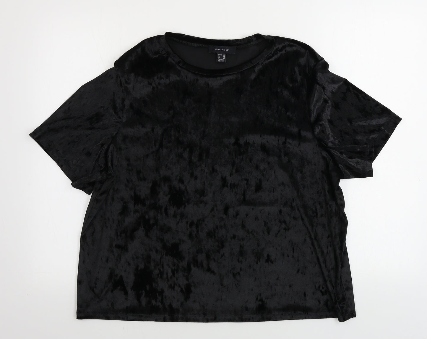 Atmosphere  Womens Black   Basic T-Shirt Size 20