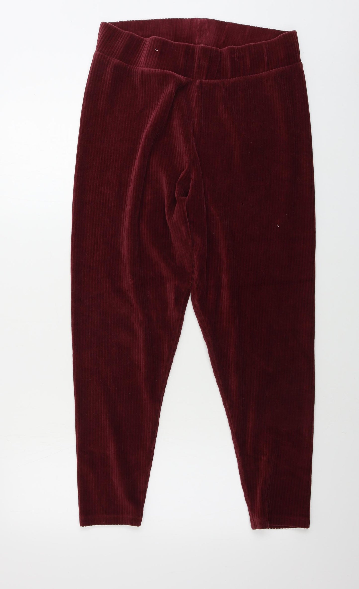 Nutmeg  Womens Red   Sweatpants Trousers Size 18 L25 in