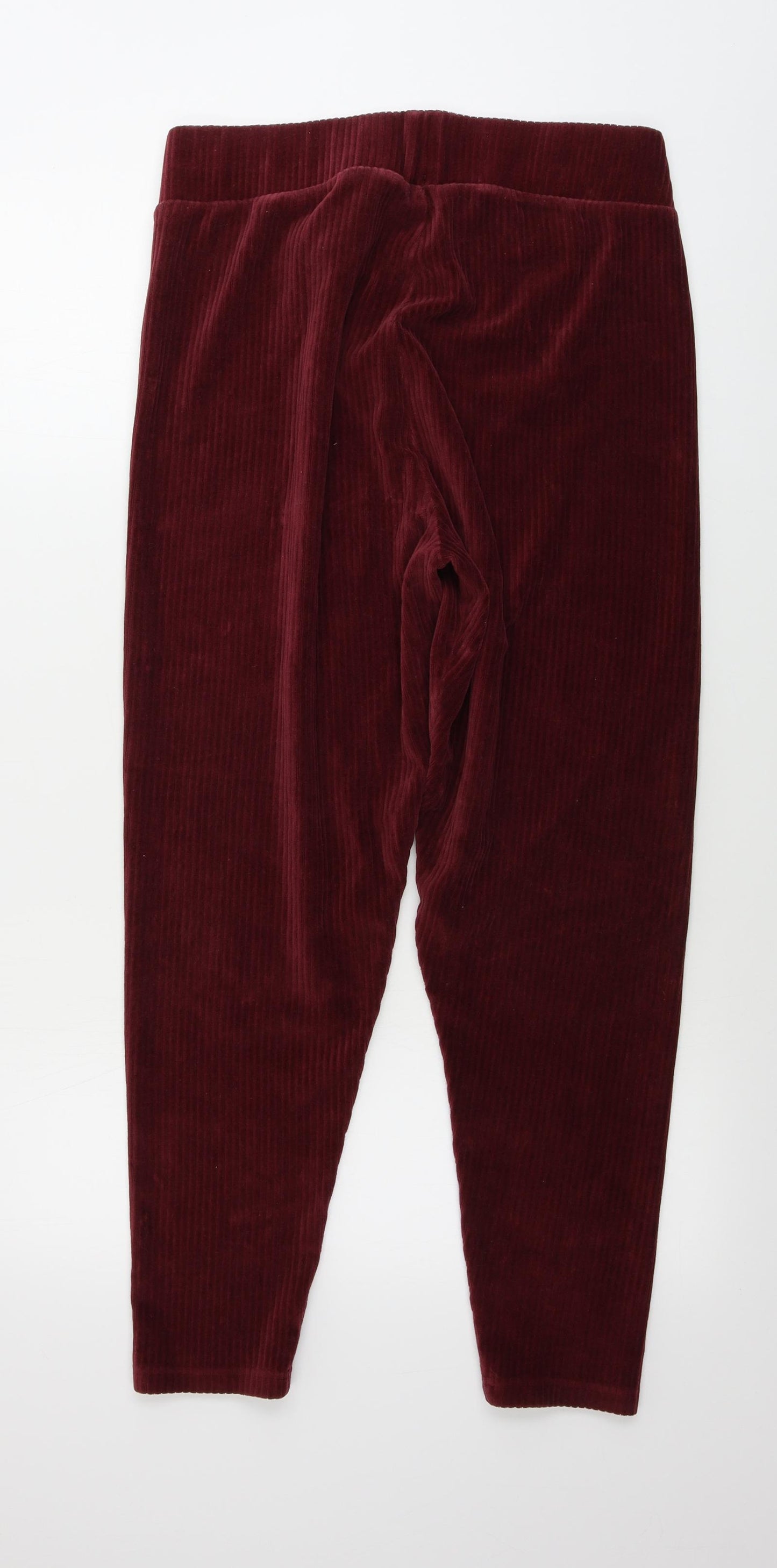 Nutmeg  Womens Red   Sweatpants Trousers Size 18 L25 in