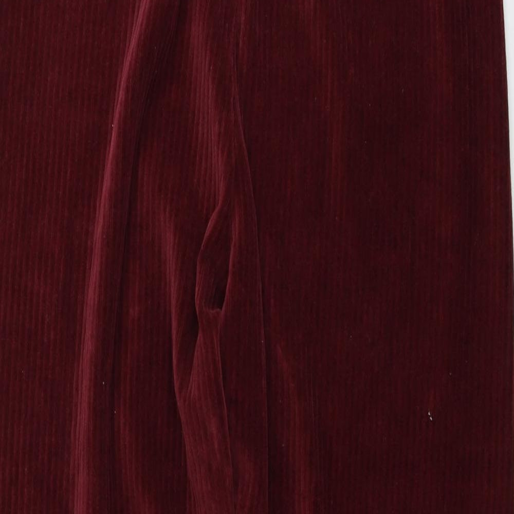 Nutmeg  Womens Red   Sweatpants Trousers Size 18 L25 in