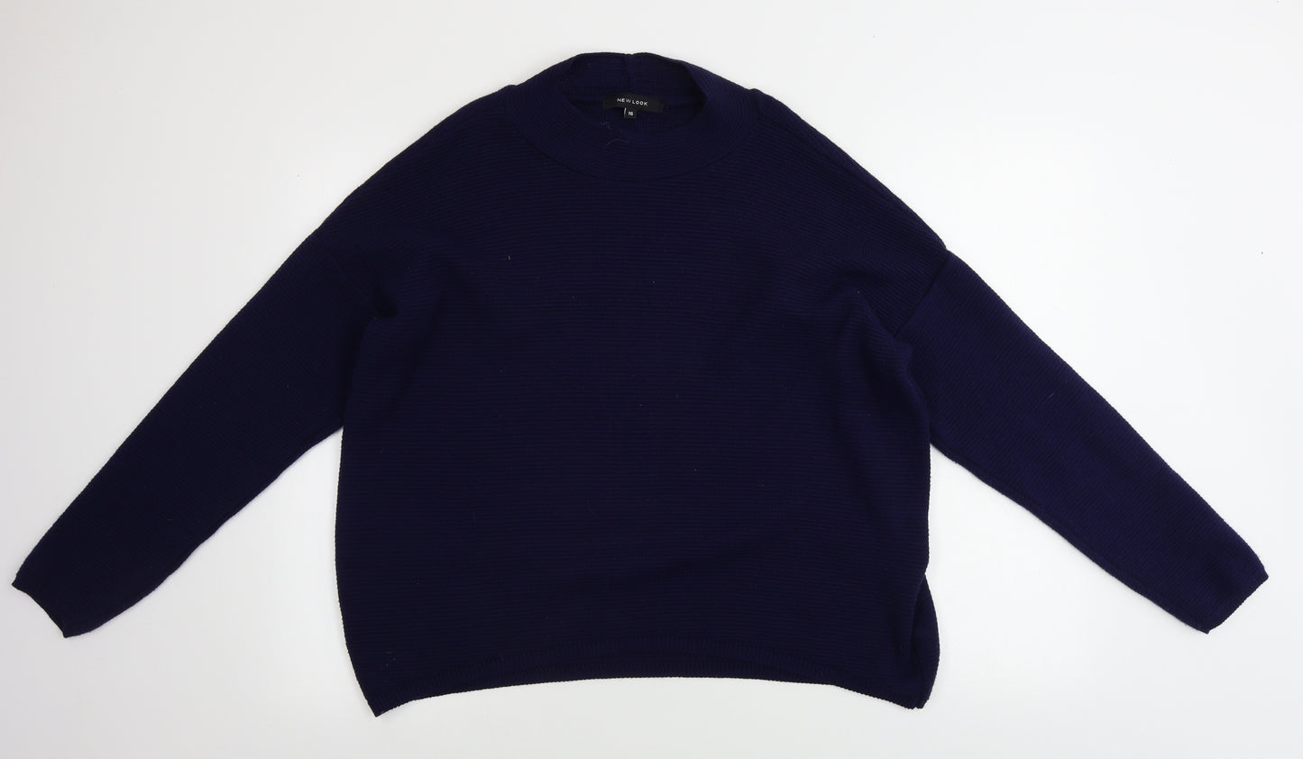 new look  Womens Blue   Pullover Jumper Size 16