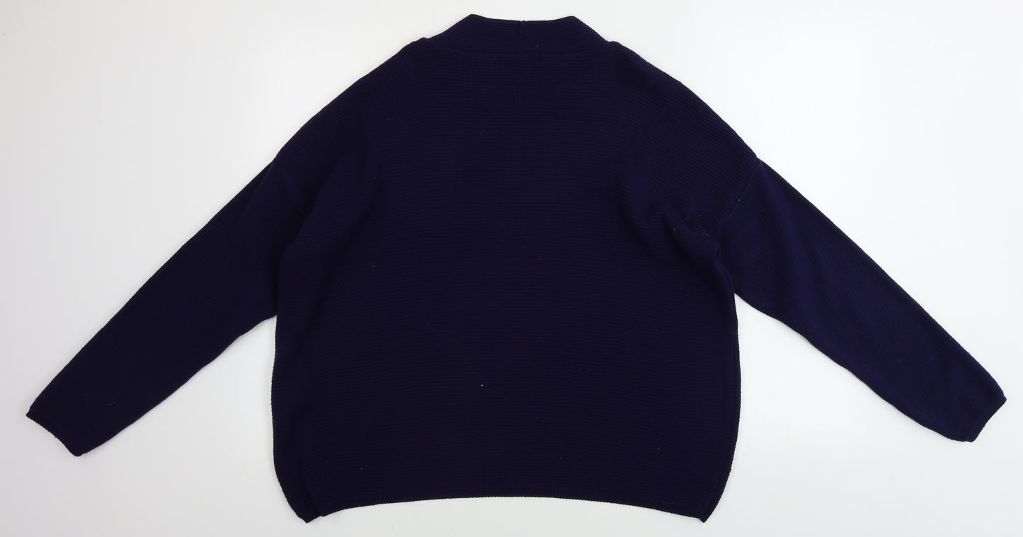 new look  Womens Blue   Pullover Jumper Size 16