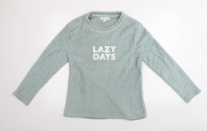 love to lounge Womens Green Pullover Jumper Size M
