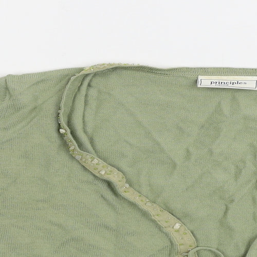 Principles  Womens Green   Cardigan Jumper Size 10