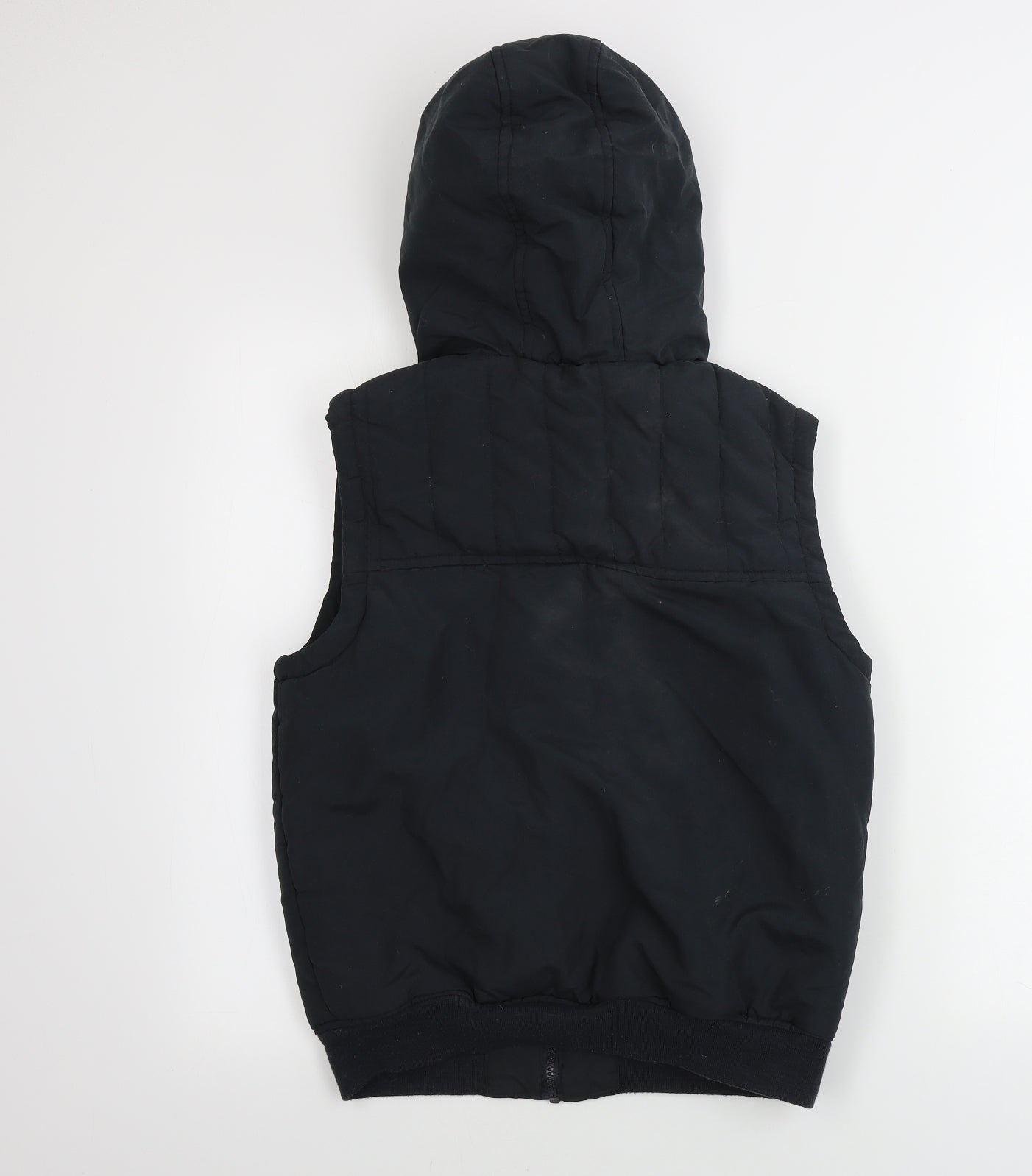 outlaw  Boys Black   Gilet Coat Size 14-15 Years