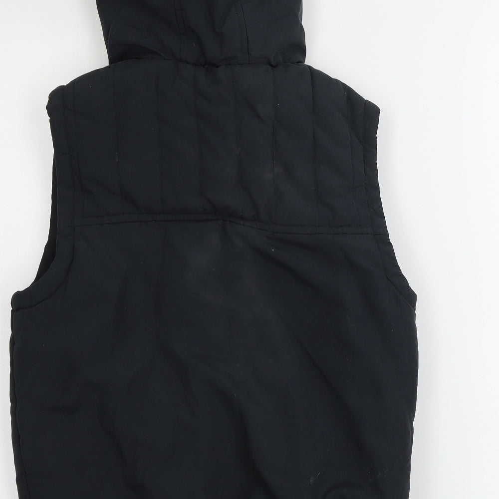 outlaw  Boys Black   Gilet Coat Size 14-15 Years