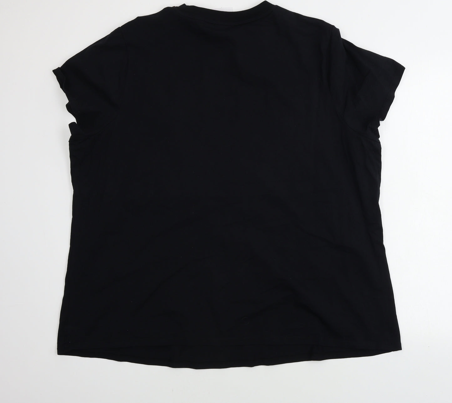 George Womens Black   Basic T-Shirt Size 2XL  - Christmas T Shirt