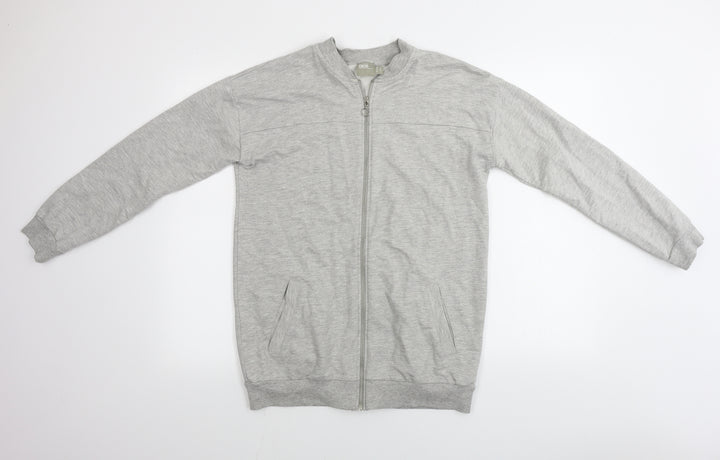 ASOS Womens Grey Jacket Coatigan Size 8
