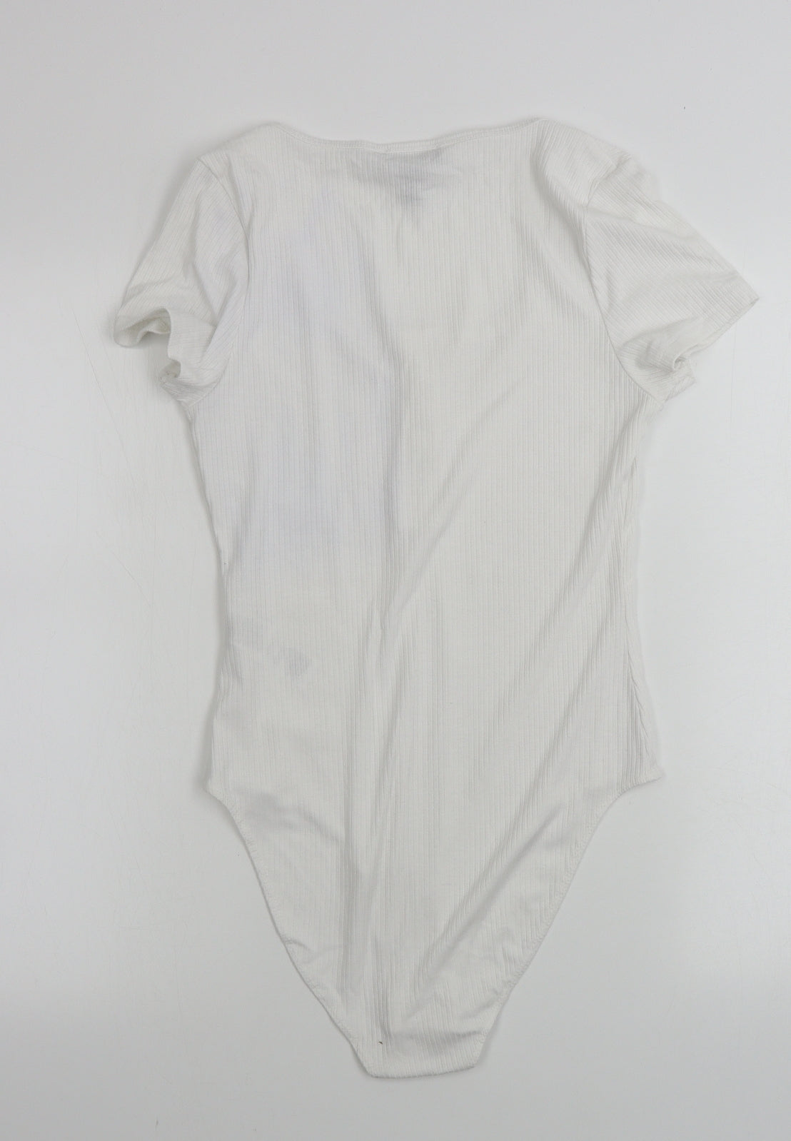 New Look  Womens White   Bodysuit One-Piece Size 12