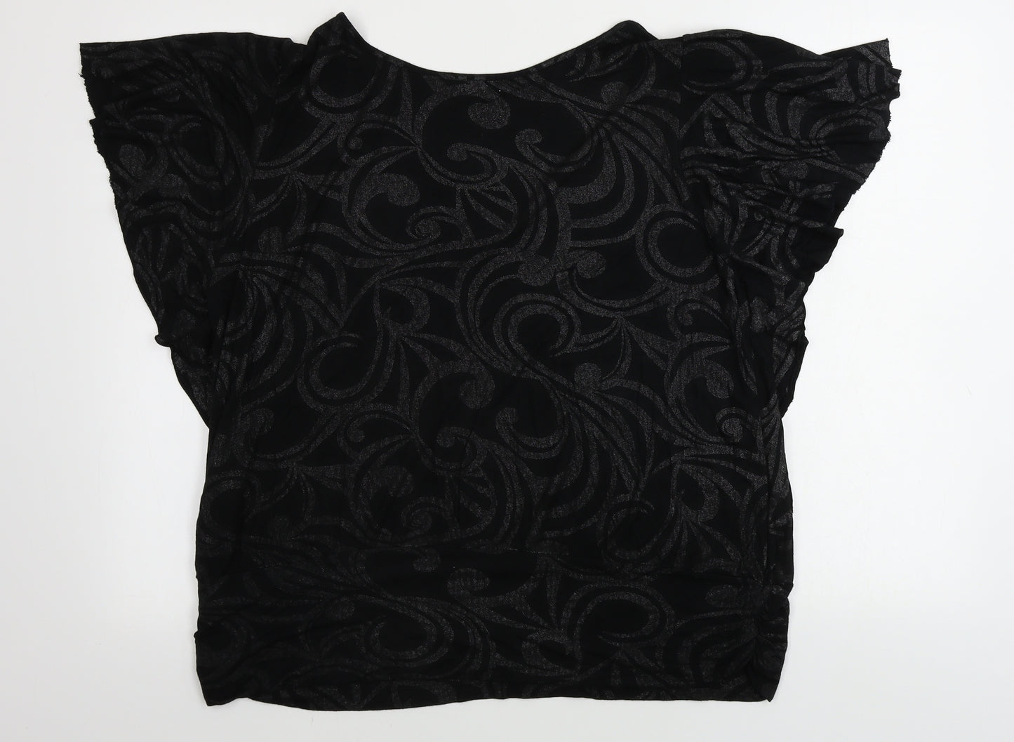 ELLIE LOUISE  Womens Black   Basic Blouse Size 20