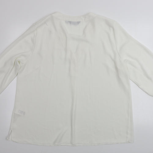 Dorothy Perkins  Womens White   Basic Blouse Size 18