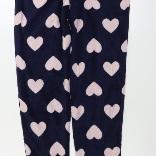 Debenhams  Womens Blue   Sweatpants Trousers Size 8 L27 in - hearty pattern