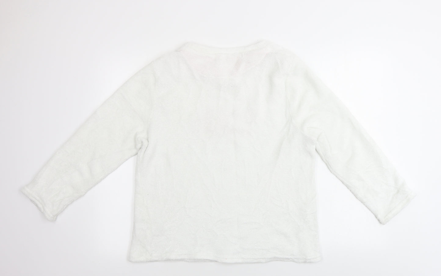 Love Sleep   Womens White   Pullover Jumper Size L