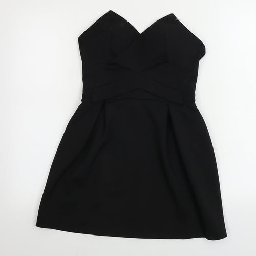 Jovonna  Womens Black   Basic Blouse Size 8