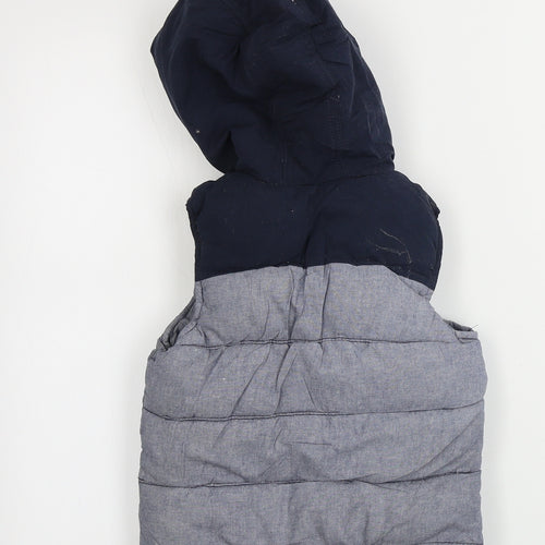 Matalan  Boys Blue   Gilet Coat Size 2-3 Years