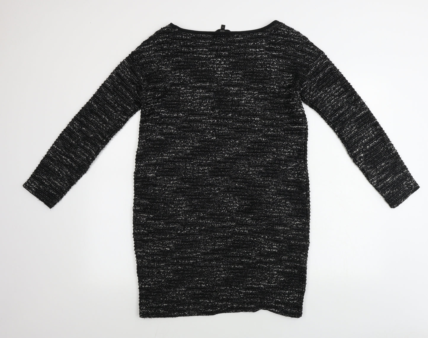 NEXT  Womens Black Striped  Bodycon  Size 10