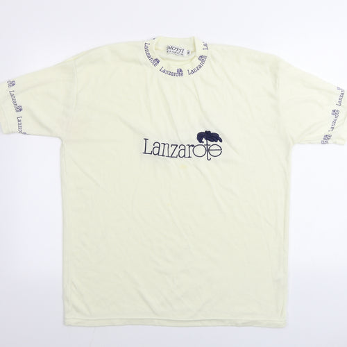 moffi Womens Beige   Basic T-Shirt Size XL