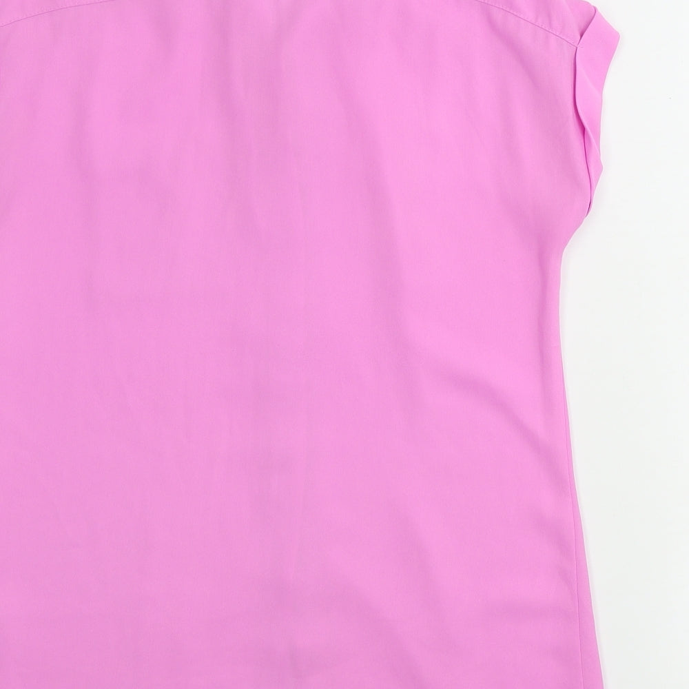 Atmosphere  Womens Pink   Basic Button-Up Size 8