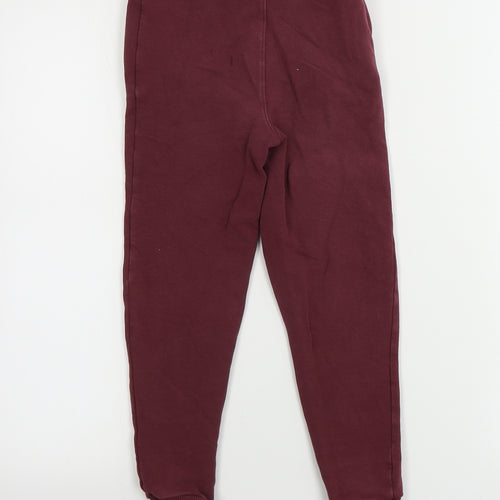 George  Boys Red   Sweatpants Trousers Size 6-7 Years