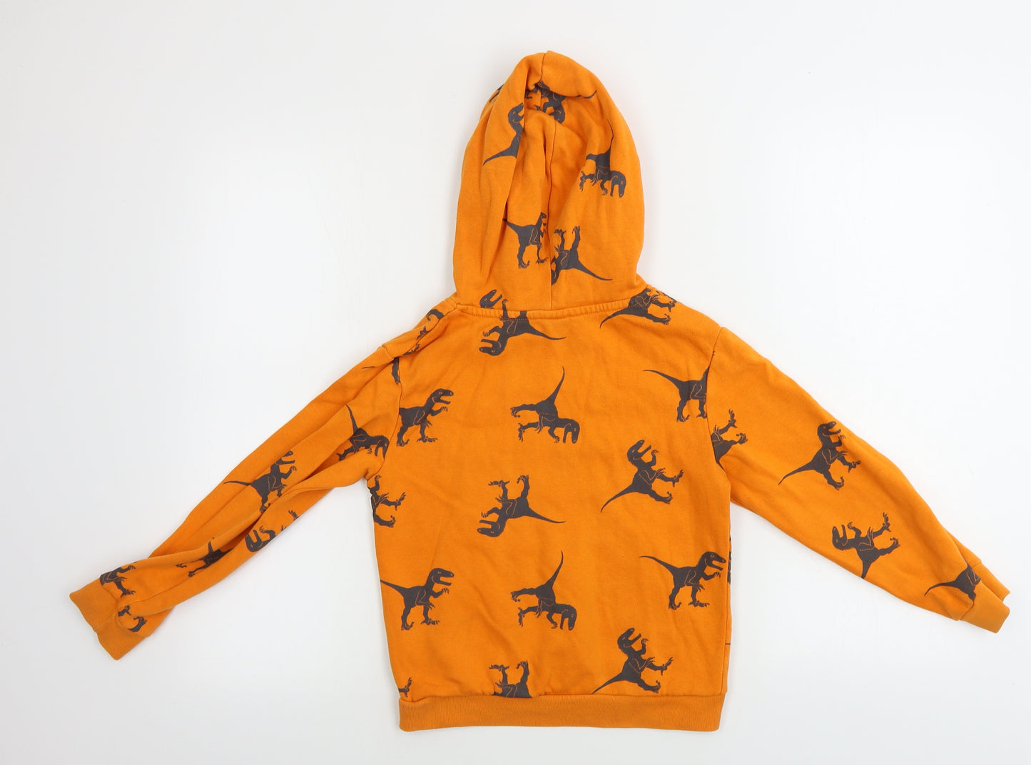H&M  Boys Orange   Pullover Hoodie Size 6-7 Years