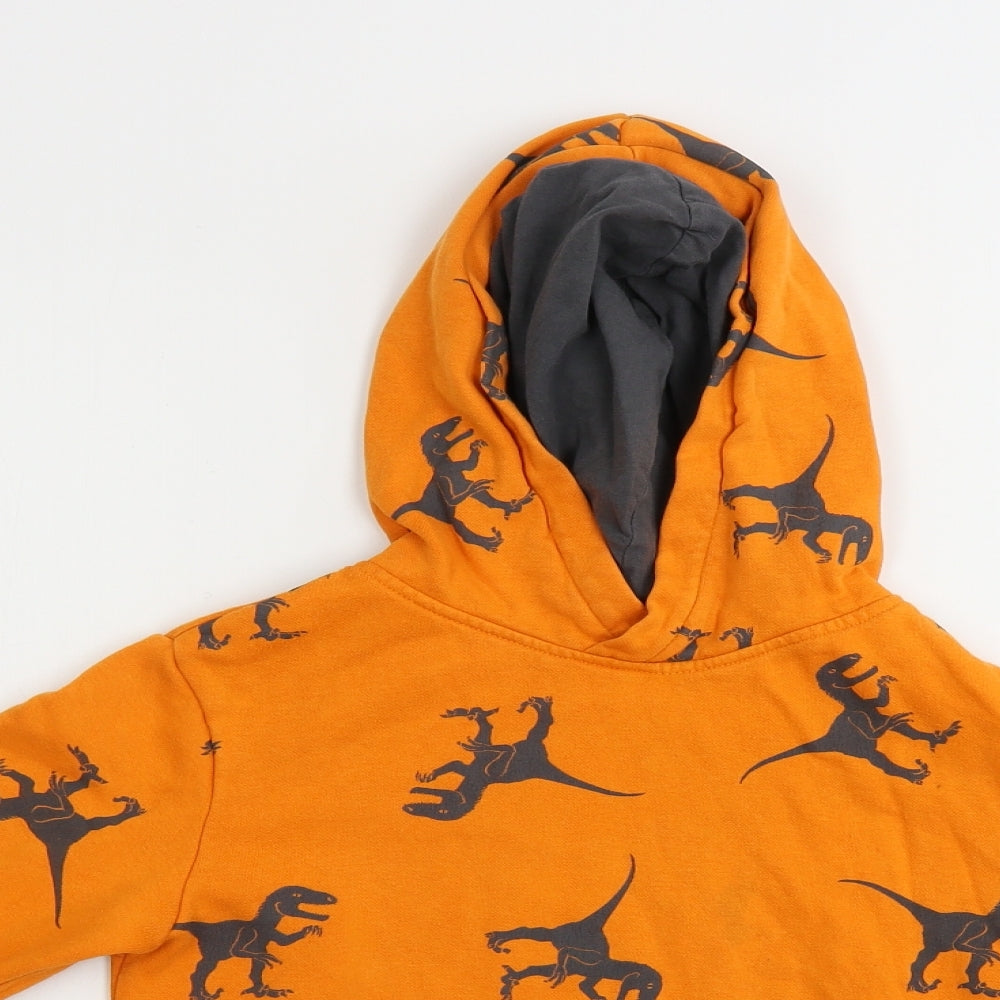 H&M  Boys Orange   Pullover Hoodie Size 6-7 Years
