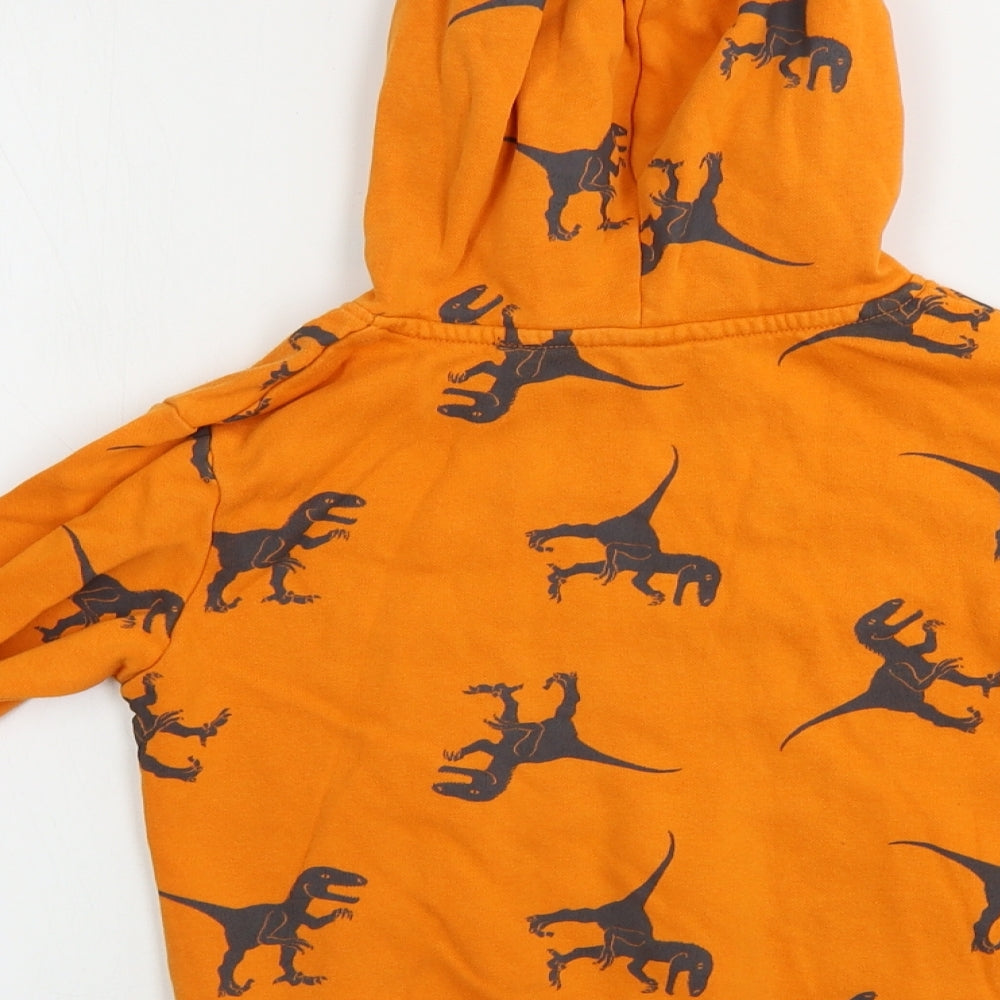 H&M  Boys Orange   Pullover Hoodie Size 6-7 Years