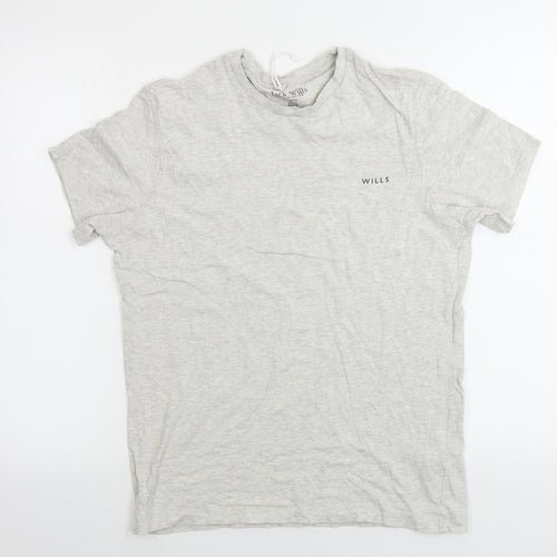 Jack Wills  Mens Grey    T-Shirt Size XS