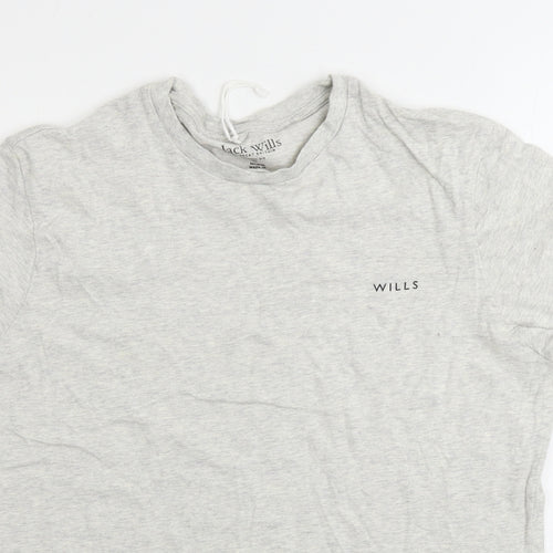 Jack Wills  Mens Grey    T-Shirt Size XS