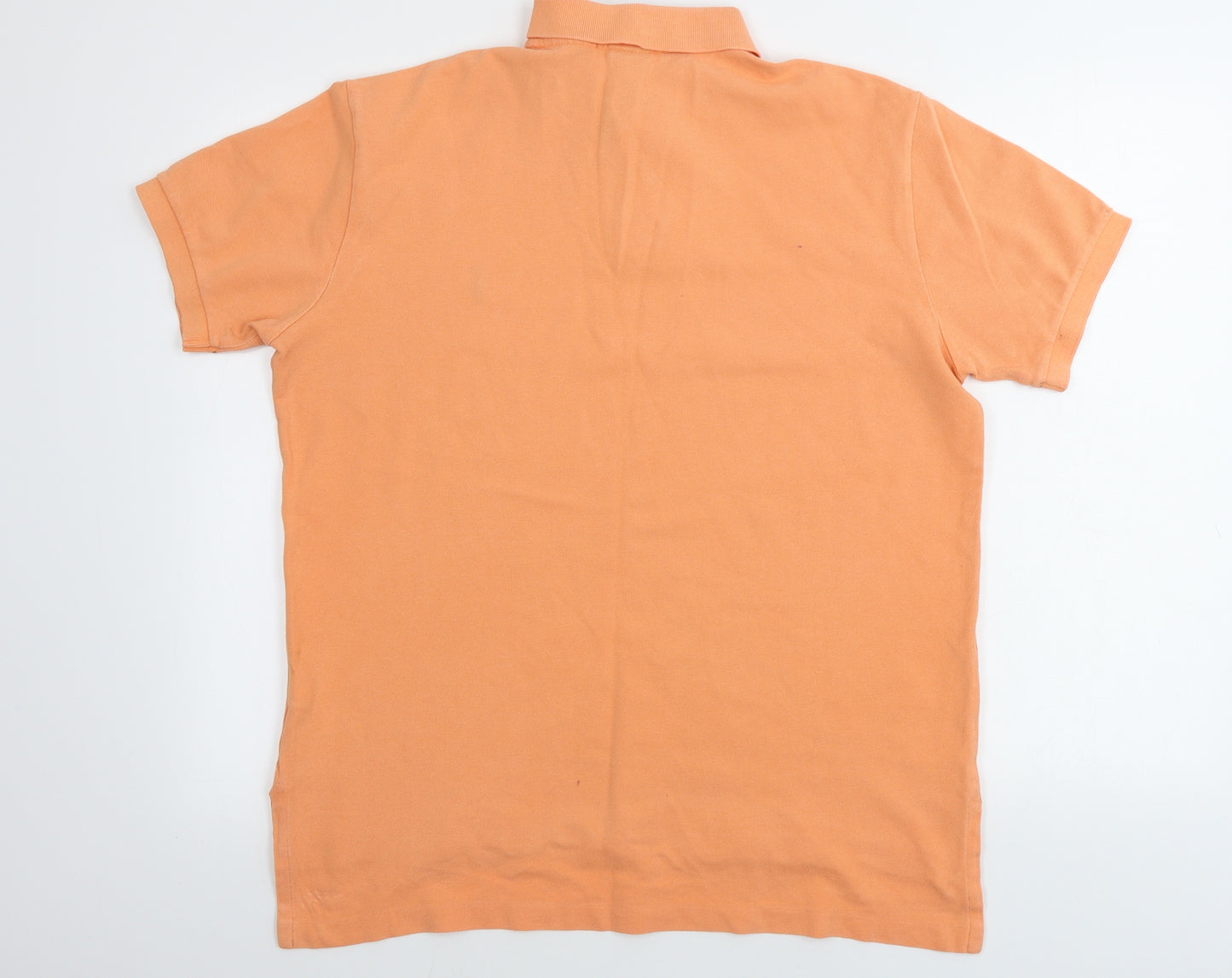 Ralph Lauren Mens Orange    Polo Size L