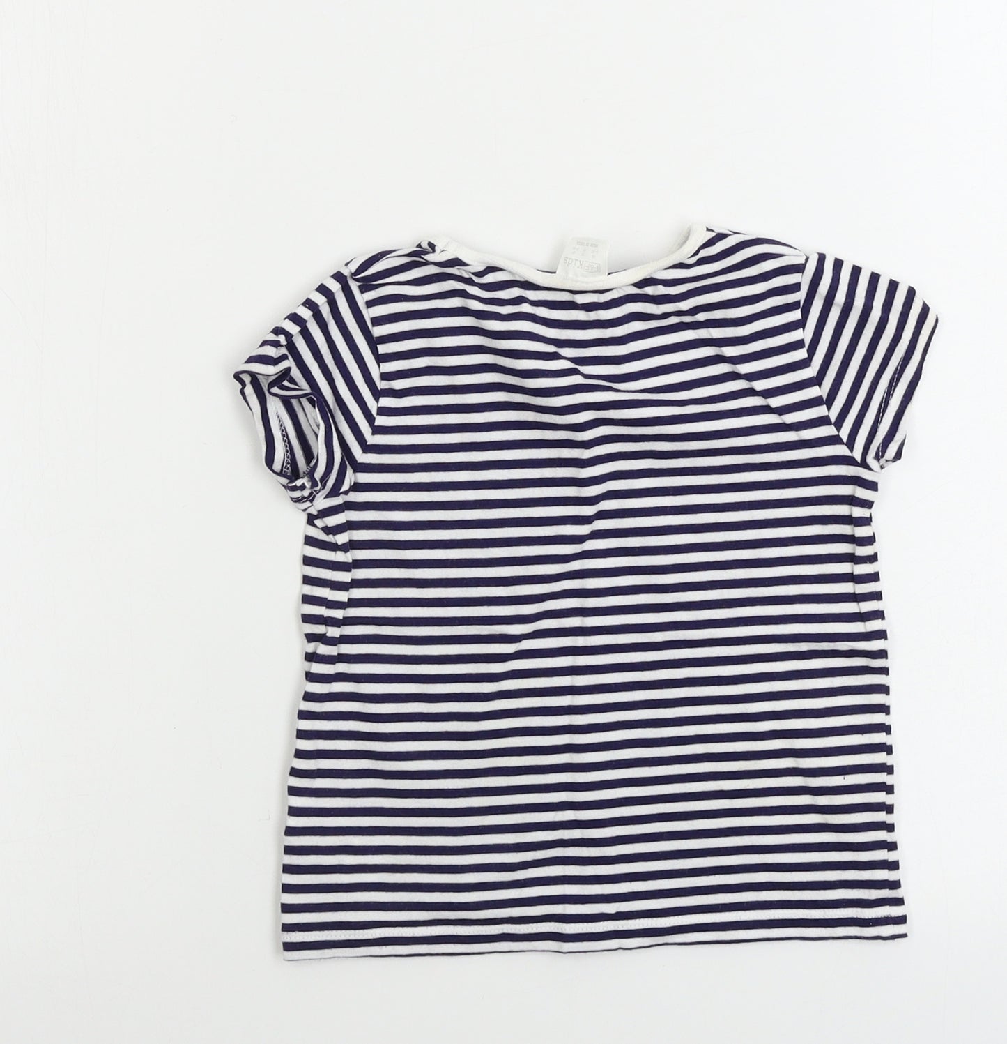 F&F  Boys Blue   Basic T-Shirt Size 2-3 Years