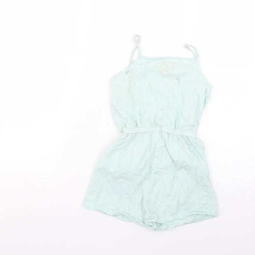 F&F Girls Green   Playsuit One-Piece Size 8-9 Years