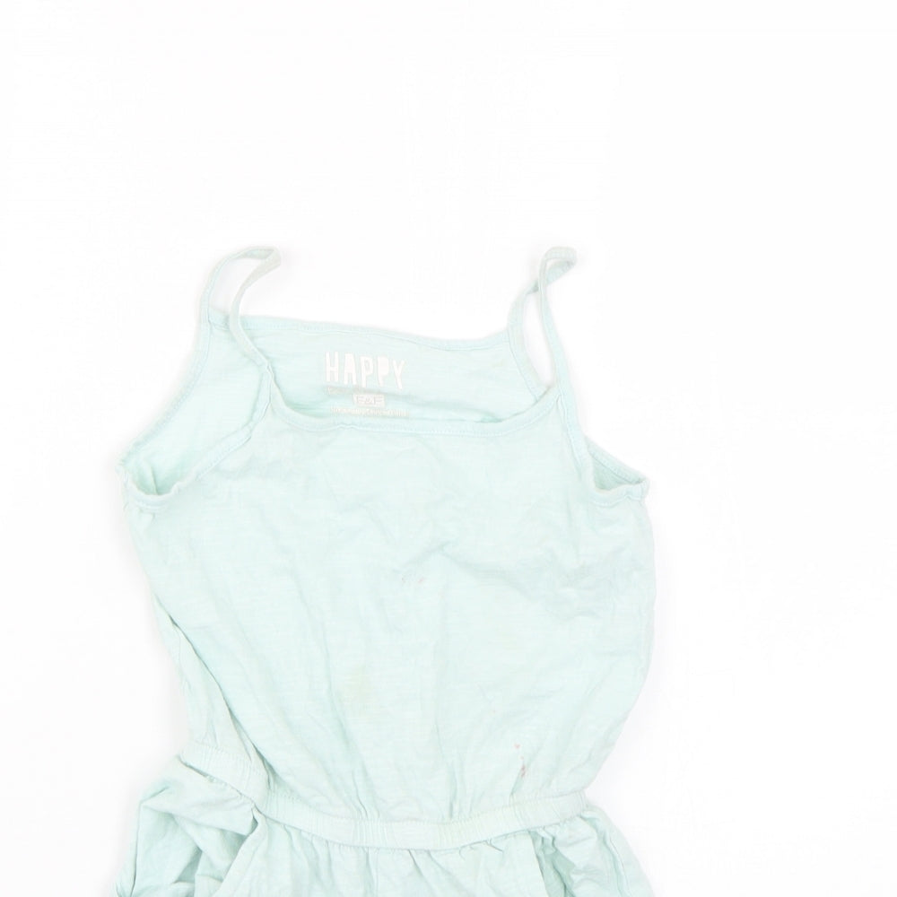 F&F Girls Green   Playsuit One-Piece Size 8-9 Years