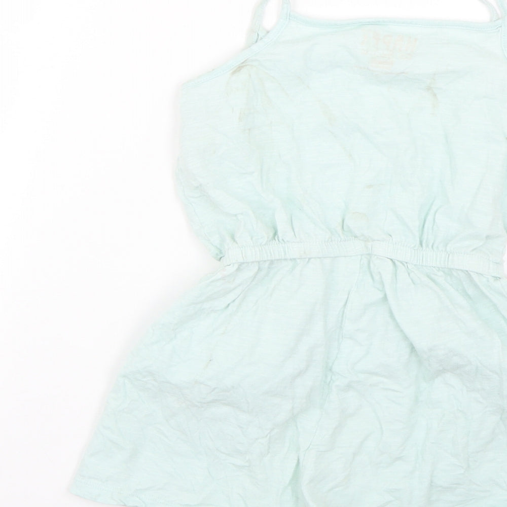 F&F Girls Green   Playsuit One-Piece Size 8-9 Years
