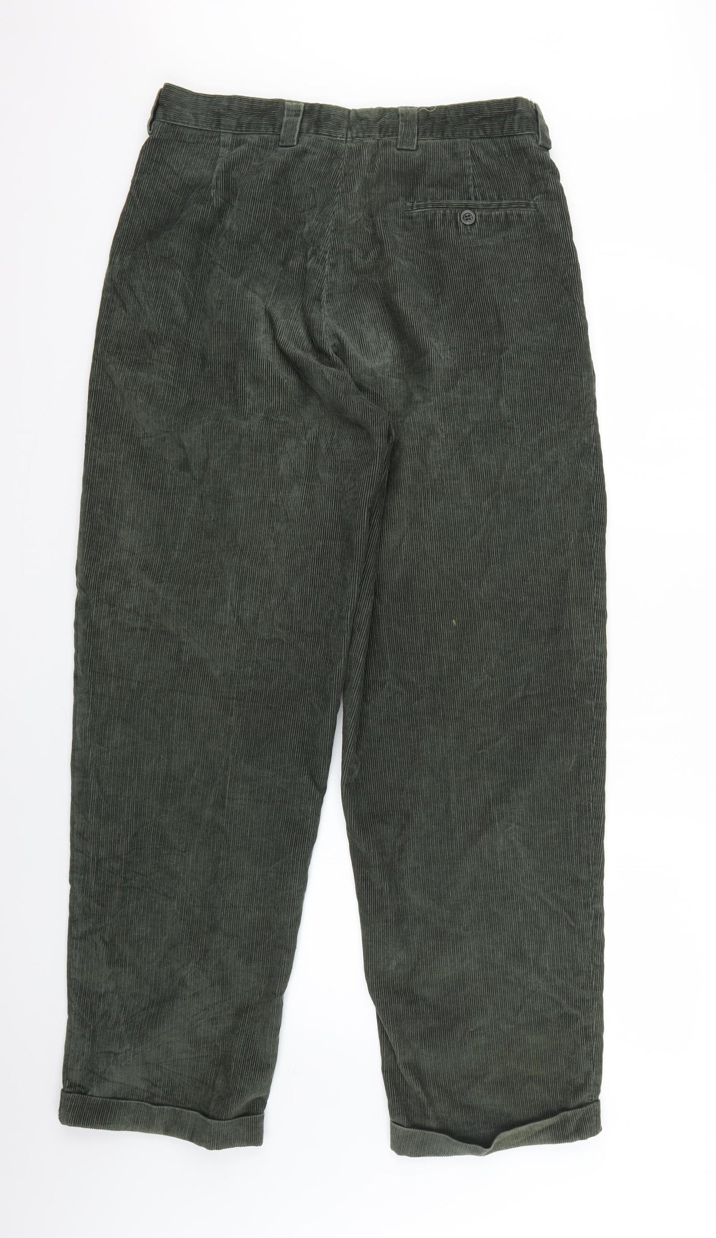 angelo litico Mens Green   Chino Trousers Size 34 L28 in