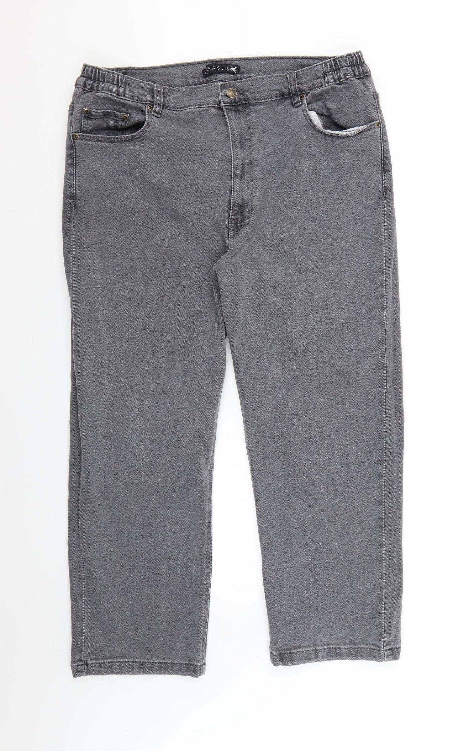 Pegasus Mens Grey   Straight Jeans Size 40 L26 in
