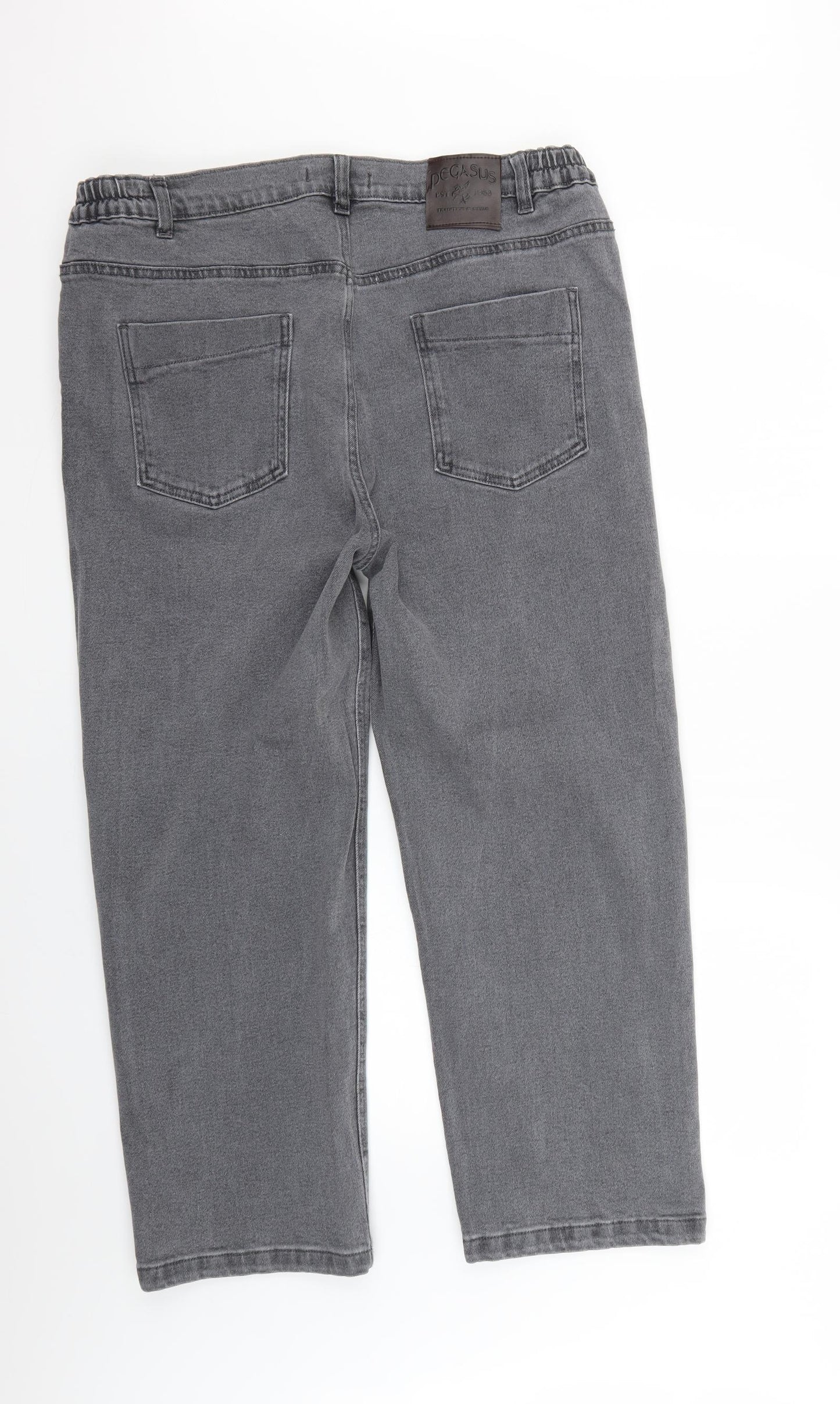Pegasus Mens Grey   Straight Jeans Size 40 L26 in