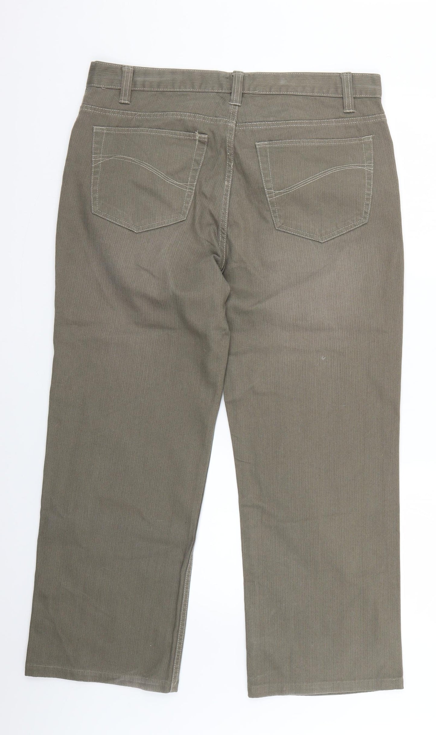 George Mens Green   Flared Jeans Size 36 L29 in