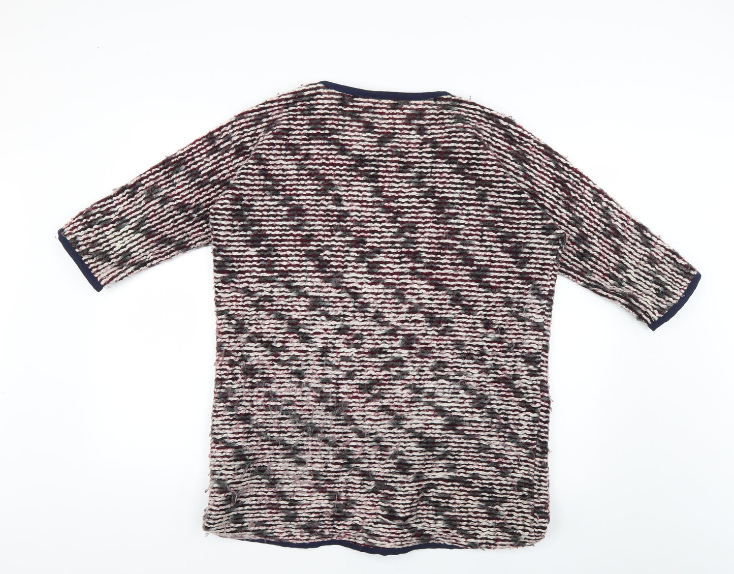 LIBERTINE-LIBERTINE Womens Multicoloured Geometric  Cardigan Jumper Size S