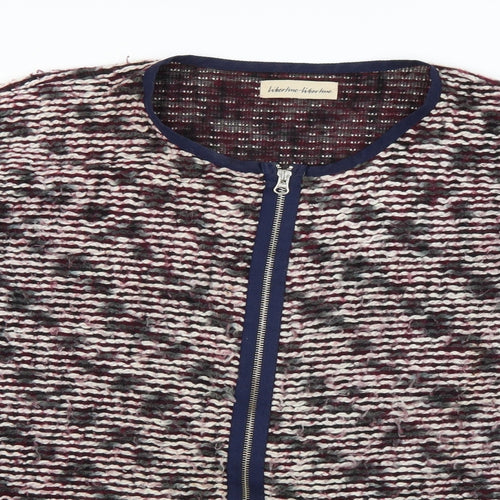 LIBERTINE-LIBERTINE Womens Multicoloured Geometric  Cardigan Jumper Size S