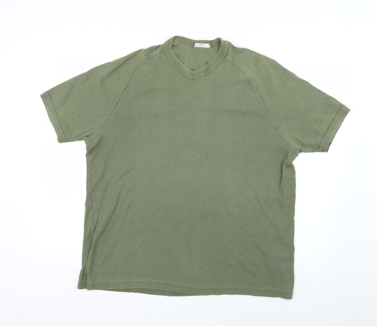Marks and Spencer Mens Green    T-Shirt Size XL